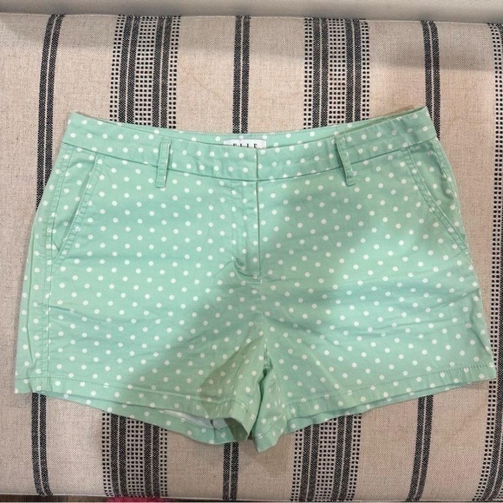 Mint Green Elle Polka Dot Shorts